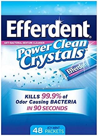 Efferdent Power Clean Crystals, 48 Count