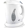 Adler AD 02 kettle plastic 06 L, plastic, white, 1 pack
