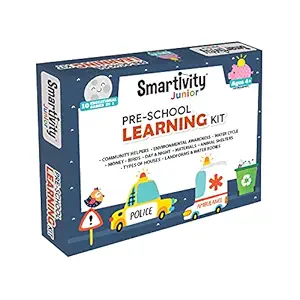 Smartivity Junior 10-in-1 Educational Games Pre-School STEAM Learning Educational Toy Art & Craft Play Activity Kit Gift Box 4 - 6 yrs