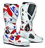  Sidi Crossfire 2 Srs Rojo/Blanco/Azul Size 46 Botas : Moto-X Botas
