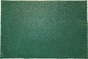 oKu-Tex wycieraczka gumowa mata do butów zielona trawa zielona odporna na warunki atmosferyczne do ogrodu na balkon weranda 40 x 60 cm