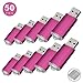 Produktbild 50 128 MB USB-Flash Drive USB 2.0 Memory Stick Memory Drive Pen Drive rose 4 GB