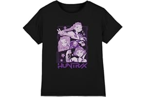 KPOP DEMON HUNTERS K-Pop Demon Hunters - Huntrix Huntr/X Manga Panels Trio Kids T Shirt