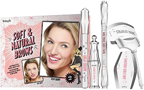 Benefit Soft & Natural Brows Kit (Various Shades) , with everything you need to shape, fill and set brows, for a lasting, professional finish. (deep)