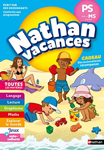 Télécharger Cahier de Vacances 2018 de la Petite Section vers la Moyenne Section - maternelle 3/4 ans Gratuit