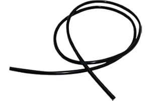 iMeistek Silicone Tube, 6mm ID X 8mm OD 2M, Flexible Silicone Tubing Water Air Hose Pipe for Pump Transfer Black