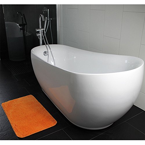 Badematte Lasalle 50 x 80 cm in Orange Premium Badvorleger 1200 g/m² – weitere Farben & Größen wählbar - 4