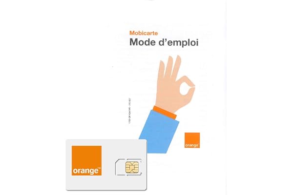 carte sim orange sans engagement mobicarte avec 5 euro de credit