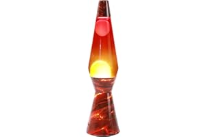 I-TOTAL® - Lampada Lava, effetto bolle, lava lamp colorata (Volcano)