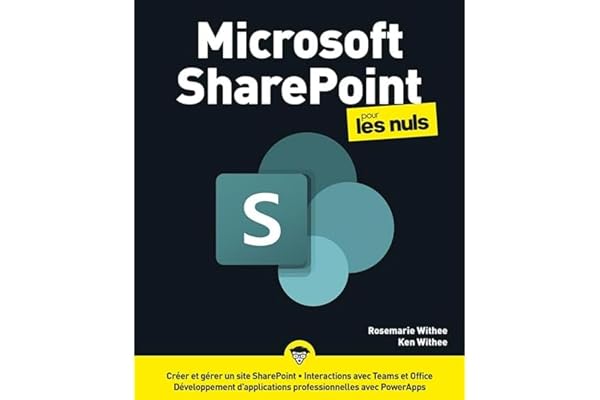 Microsoft Sharepoint Pour les Nuls : web, internet, utilier sharepoint, webpart, apps, developpement web,: | webpart, apps, sharepoint