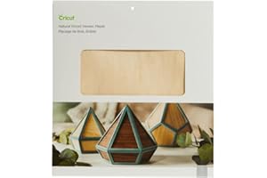 Cricut Natural Wood Veneer | Maple | 30.5cm x 30.5cm (12" x 12") | 2-Pack Explore and Maker Machines. Requires Deep-Point Blade, Beige (2007068)