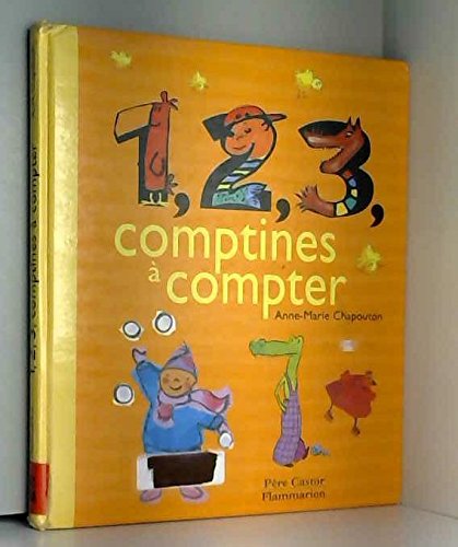 couverture de : 1, 2, 3, comptines &agrave; compter