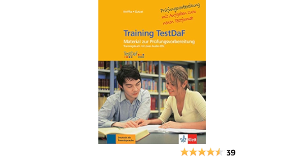 Training Testdaf Trainingsbuch Mit 2 Audio Cds Material Zur Prufungsvorbereitung Amazon De Gutzat Barbel Kniffka Gabriele Bucher