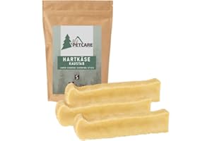 BV Petcare | Pałeczka do żucia z serem dla psów | Trening mięśni żucia i pielęgnacja zębów | Naturalne gryzaki dla psów (S)