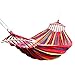 Produktbild Doppel-Hängematte - Leichter tragbarer Hängematten-Fallschirm für das Wandern, Reisen, Wandern, Strand, Yard-Ausrüstung. Beinhaltet Nylonbänder und Stahlkarabiner