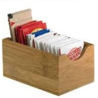 Porta Bustine Thè In Porcellana Bianca - Sweet Home By Varotto, 12x7x5 Cm, Lavabile - Foto 3