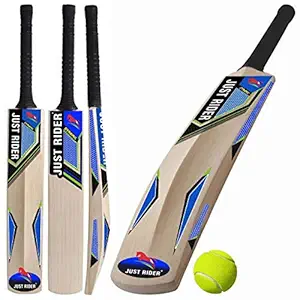 Just rider Popular Willow 20-20 Cricket Bat (Size Number 7 for Age Group Above 15 Years), wood, Multicolour