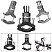 Price comparison product image Fantaseal Bike Mount Aluminum Handlebar Adapter Bike Mount for GoPro Bicycle Mount Handlebar Pole Mount Bike Accessories Action Camera Bike Mount Sports Camera Bike Mount for GoPro Hero 6 5 Black/ Hero4 /3+/3/ Session Garmin Virb XE SJCAM SJ4000 SJ4000WIFI SJ5000 DBPOWER QUMOX ICEFOX VIC TSING KIPTOP MAOZUA TOPJOY Akaso Apeman Xiaomi Yi +etc GoPro-Like Action Cameras 360 Degree Rotatable -Black