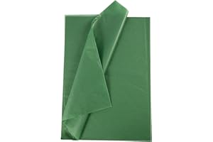 CREATIV Papier de soie, feuille 50x70 cm, 14 cm, vert, 25feuilles