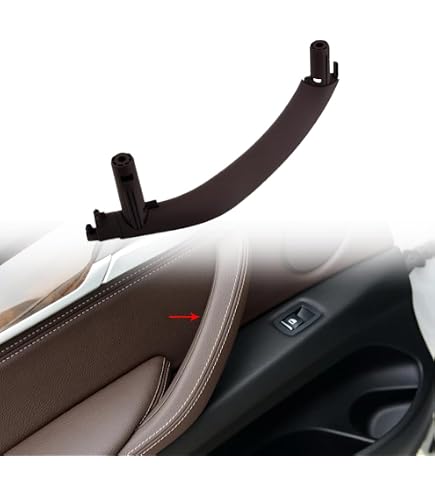 Kit Garniture Poignée Porte Intérieure Droite Noire BMW X5 X6 F15 F16 2014-2018