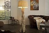 DuNord Design Stehlampe Stehleuchte DRIFTWOOD 155cm sand Design Treibholz Schwemmholz Lampe