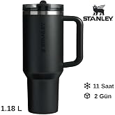 Stanley The Quencher ProTour Flip Straw Tumbler 1.18L Pipetli Termos 10-21126-0121 Siyah
