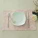 Produktbild XXSZKAA Kreative Rose Jacquard Tabelle Mat Tabelle Pad Wasserdicht Western Tastatur Pad Isolierung Pad Cup Pad Tastatur Pad Cup Pad Home Küche Esstisch Dekoration, Pink, 45 * 30 Cm