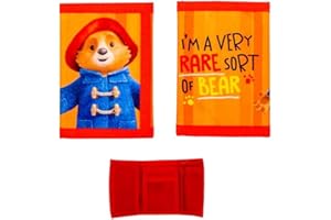 BHGYTEC Paddington Bear Portefeuille 3 volets pour enfant Orange Monnaie Notes Argent, multicolore, Taille unique, Trois plis