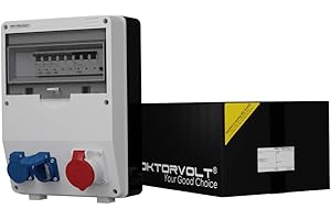 DOKTORVOLT Distribuidor de corriente SEZ TD-S/Fi 1 x 16 A 2 x 230 V de la pared de obra de distribución cuadro de 6718
