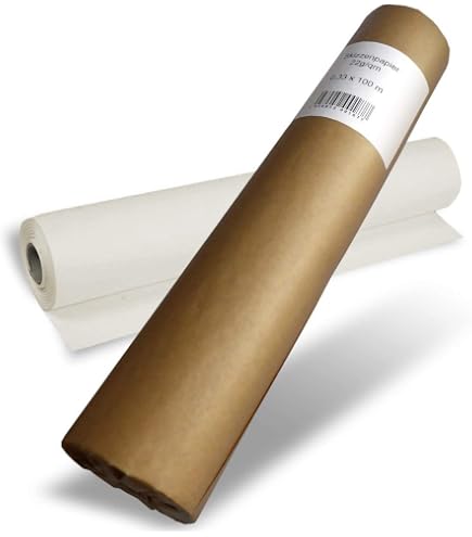Rotolo Di Carta Da Disegno Kievano 30 Cm X 15 M – 70 G/m², Bianco, Per Bambini E Artisti, Scuola E DIY