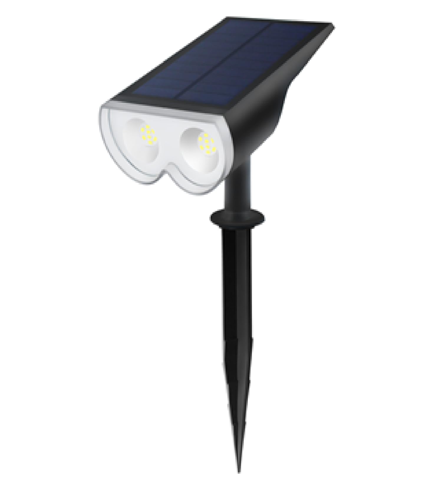 GIGAWATTS Solar Landscape Spotlight 16 LED Lantern for Bright Outdoor Pathway Garden Lawn and Yard Security Spot Lamp Lighting (Pack of 1, 3W 300LM)