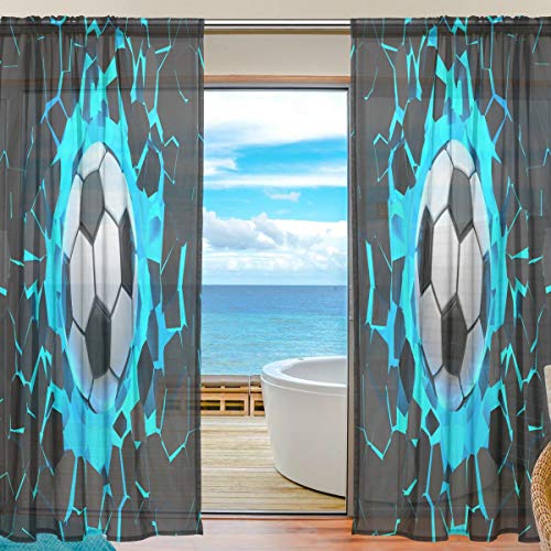 Amazon De Bigjoke Vorhang Fur Fenster Transparent Fur Wand