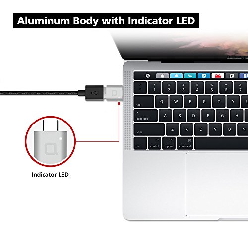 Nonda MI22SLRN - Mini Adaptador USB-C a USB 3 0 Carga y transfiere  Alta Calidad  aleaci  n Aluminio  A Juego con el Macbook - Color Plata