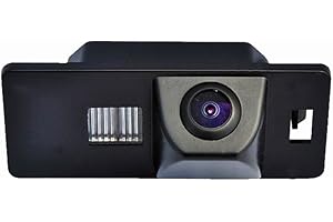 BERLINGAN Car rear view camera in license plate light Wide angle with radar sensor Parking aid, reversing Vehicle-specific for Audi A3 A4(B6/B7/B8) Q5 Q7 A8 S8