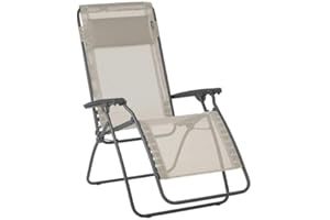 Lafuma LFM4020-8548 R Clip Reclining Chair, Seigle