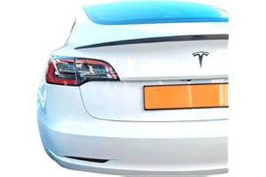 EV VISH Front / Rear Tesla T Logo Badge Emblem Kit - 3D Tesla T Emblem - Suitable For TESLA Models 3/Y - Fishing Line, Adhesive Remover, Microfibre Cloth Included – FULL KIT (Rear (Model 3))