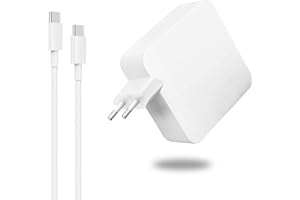 FEWRJG Caricabatterie Mac Book, USB C 106W Caricatore Rapido per Mac Book Pro 16, 15, 14, 13 pollici & Mac Book Air 13 pollici, iPad Pro, Samsung Galaxy e Tutti i Dispositivi da 96W, 87W, 61W