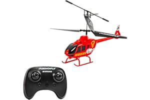 ODS - RADIOFLY, Kansas, Elicottero Giocattolo Radiocomandato per Bambini, 4 Funzioni, Luce LED e Ricarica USB, Lunghezza 21 cm, +8 Anni