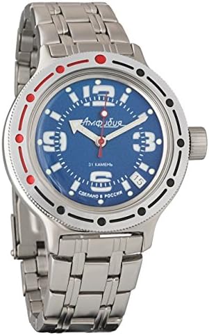Vostok Amphibian Russian Military Diver 200WR Mechanical AUTO Self-Winding Wrist Watch 420902