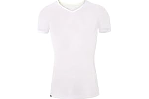 Juflam T-Shirt da Uomo in Rete Trasparente per Allenamento Muscolare