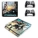 Produktbild Playstation 4 Slim + 2 Controller Aufkleber Schutzfolien Set - Titanfall 2 /PS4 S