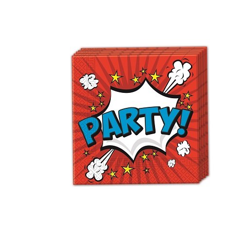 Preisvergleich Produktbild Boom Party 2-lagige Papierservietten 33x33cm