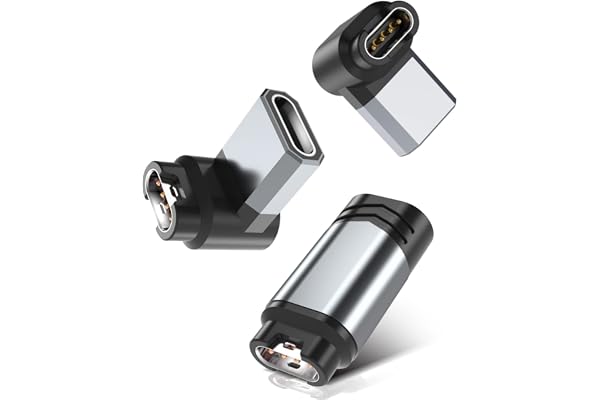 Itramax USB-C Laddningsadapter – Laddkabel för Garmin Watch 3-pack | Type C Laddningskontakt för Garmin Fenix 9 8 E 7 7S 7X 6 Pro,Forerunner 970 265 170 165 70,Instinct,Venu X1 4,Vivoactive 6 5