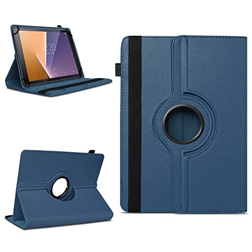 Tasche für Vodafone Tab Prime 7 Tablet Hülle Schutzhülle Case 360° Drehbar Cover, Farben:Blau