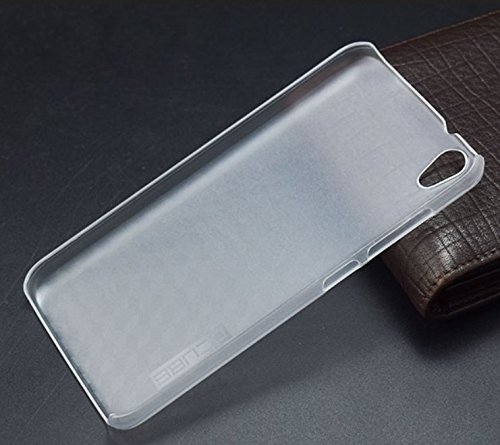 PREVOA Transparent Plastico Duro Funda Cover Case Protictive Carcasa para UMIDIGI Diamond - Smartphone 5 0 pulgada - Transparent