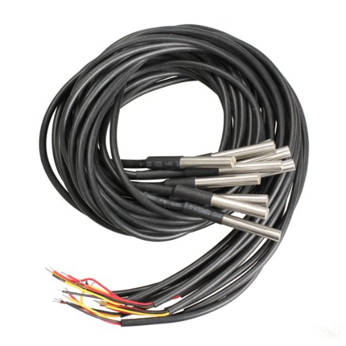 Preisvergleich Produktbild Tenflyer 10x DS18b20 Wasserdicht Temperatursensor Thermometer Temperaturfühler