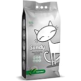 Sandy Sodyum Bentonit Ultra Topaklaşan Kokusuz Doğal Kedi Kumu 10 Kg
