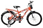 MAD MAXX Humber 20T Steel Single Speed Road Cycle, 20-inch, 7 to 10 Years(Neon Red)