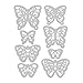 Produktbild Unbekannt Tonic Studios 530e Bastelbedarf, Stanzschablonenset Zur Erstellung Mehrlagiger Schmetterlinge