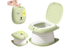 ZOYDP Pot Pliable Enfant Voyage, Pot Bebe Toilette Voyage, Pot de Voyage Enfant Pliable avec Sac Poubelle, Pot Portable Enfant, Pot Bebe Toilette Pliable, Toilette Portable Enfant